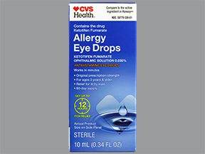 CVS ALLERGY 0.025% EYE DROPS